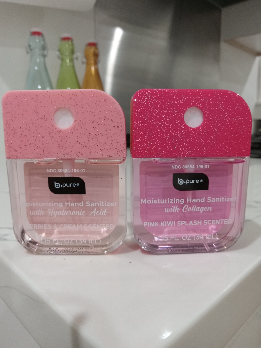 b.pure  Moisturizing Hand Sanitizer —Berries And cream And Pink Kiwi Splash